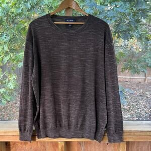 JOS A. BANK Men's Brown Spacedye Cotton Blend Pullover Sweater Size 2X. NEW